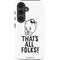 Looney Tunes Porky Thats All Folks Grid Galaxy S25 Impact Case